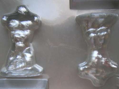 3d Male Torso Chocolate Mould - Click Image to Close